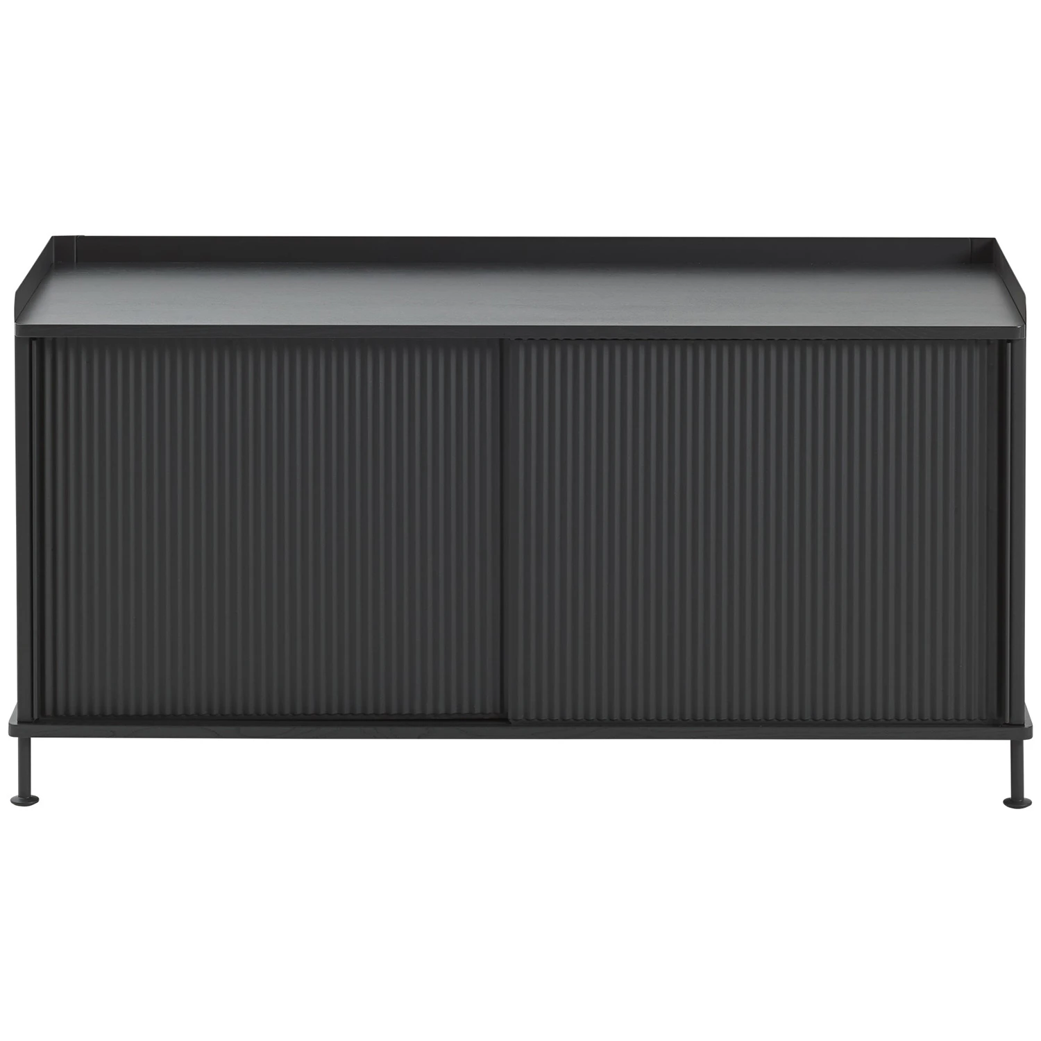Muuto Enfold Sk&auml;nk 45x124 Cm / Antracit - Sk&auml;nkar & sideboards St&aring;ltr&aring;d Svart - ENSBD124A01
