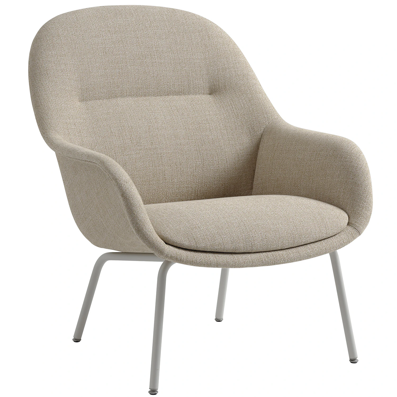 Muuto Fiber F&aring;t&ouml;lj Ecriture 240 / Gr&aring; - F&aring;t&ouml;ljer Polyakryl Svart - FILARTUUEB08021