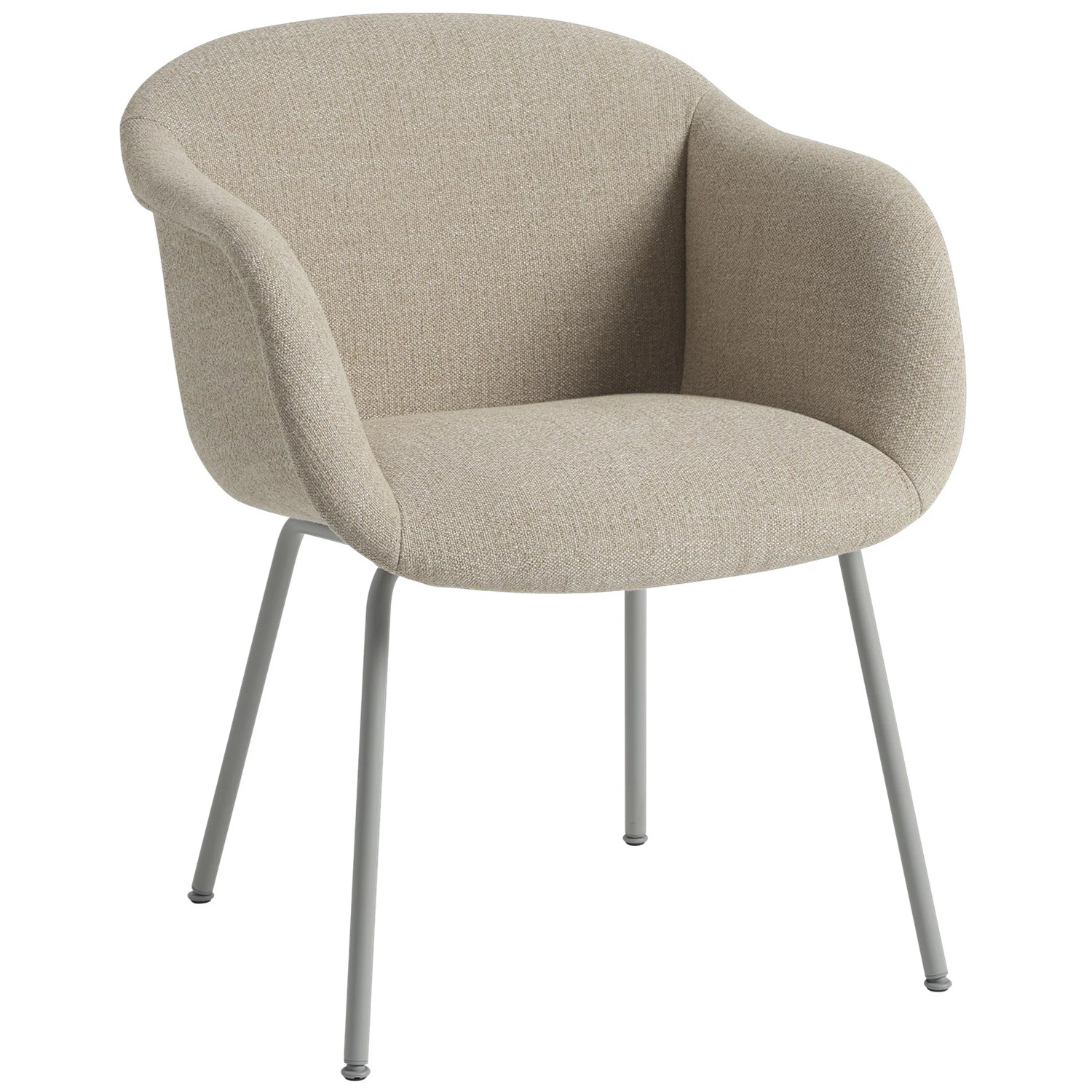 Muuto Fiber Soft Karmstol Ecriture 240 / Gr&aring; - Stolar Polyakryl Beige - FISARMTUEB08021