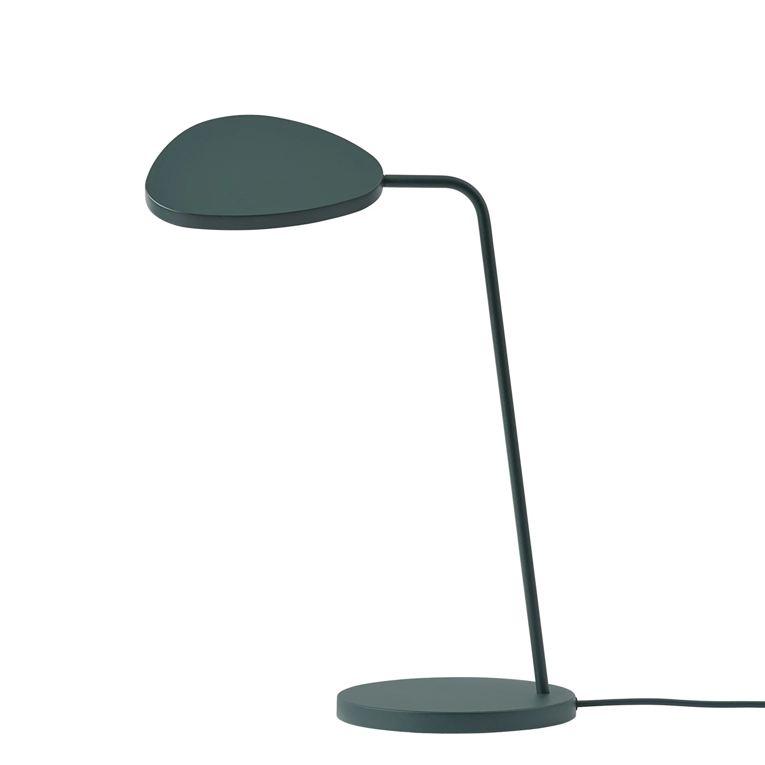 Muuto Leaf Bordslampa M&ouml;rkgr&ouml;n - Bordslampor M&auml;ssing M&ouml;rkgr&ouml;n - LEATBL04