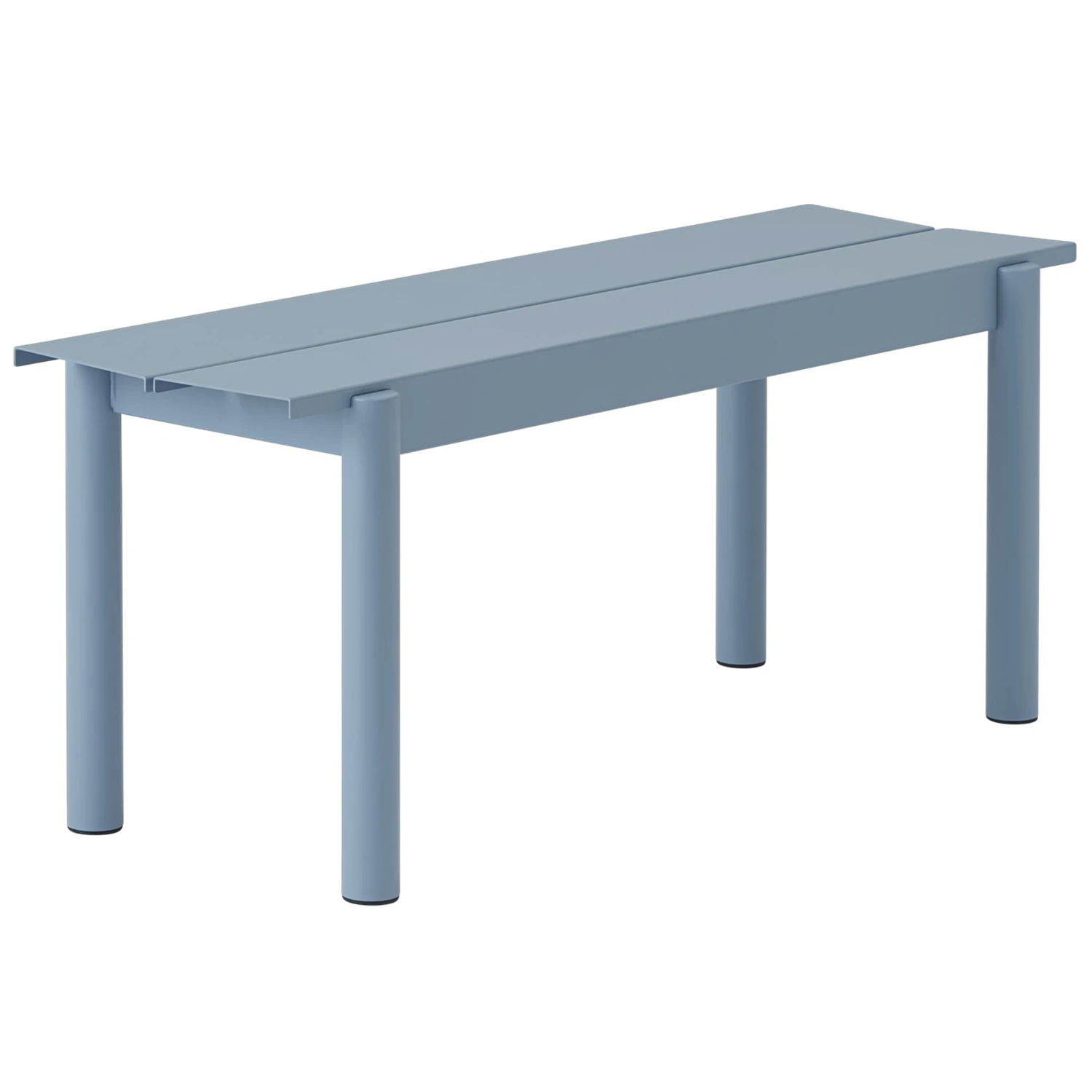 Muuto Linear B&auml;nk 110 Cm Pale Blue - B&auml;nkar St&aring;l Pale Blue - LSTBBR11005