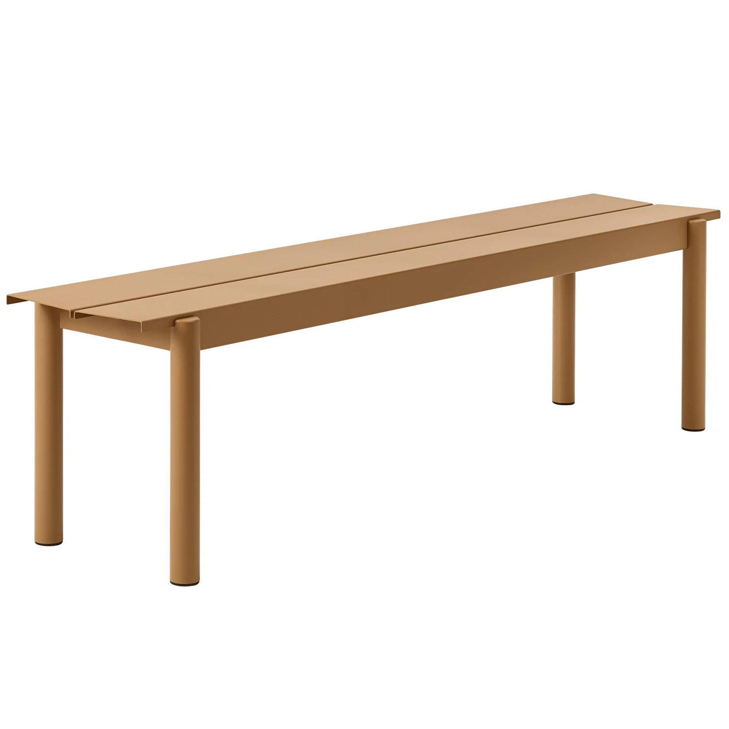 Muuto Linear B&auml;nk 170 Cm Burnt Orange - B&auml;nkar St&aring;l Burnt Orange - 31045