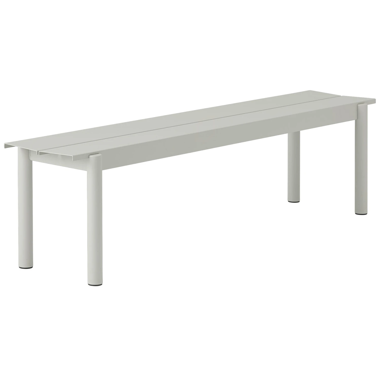 Muuto Linear B&auml;nk 170 Cm Gr&aring; - B&auml;nkar St&aring;l Gr&aring; - LSTBBR17004