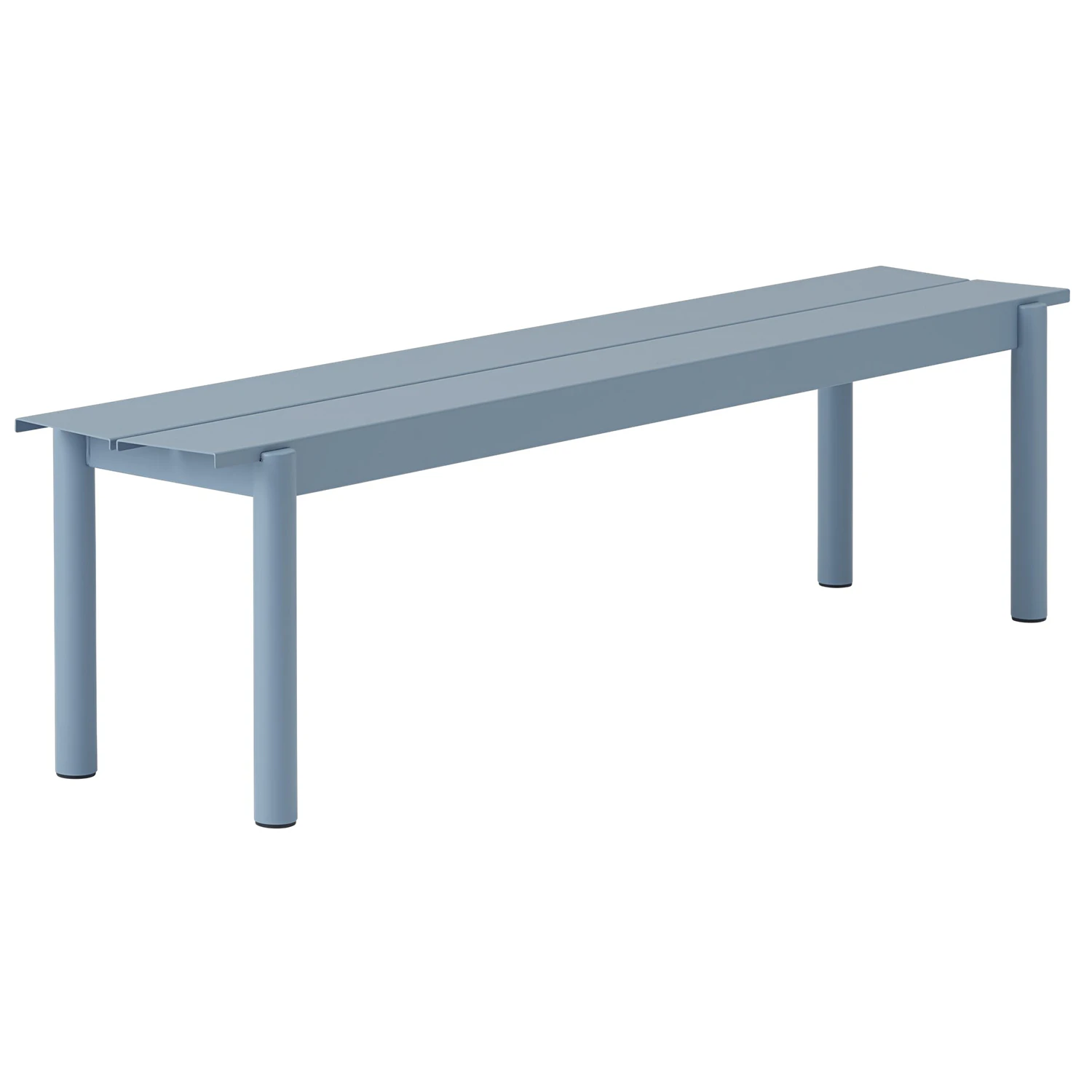Muuto Linear B&auml;nk 170 Cm Pale Blue - B&auml;nkar St&aring;l Pale Blue - LSTBBR17005