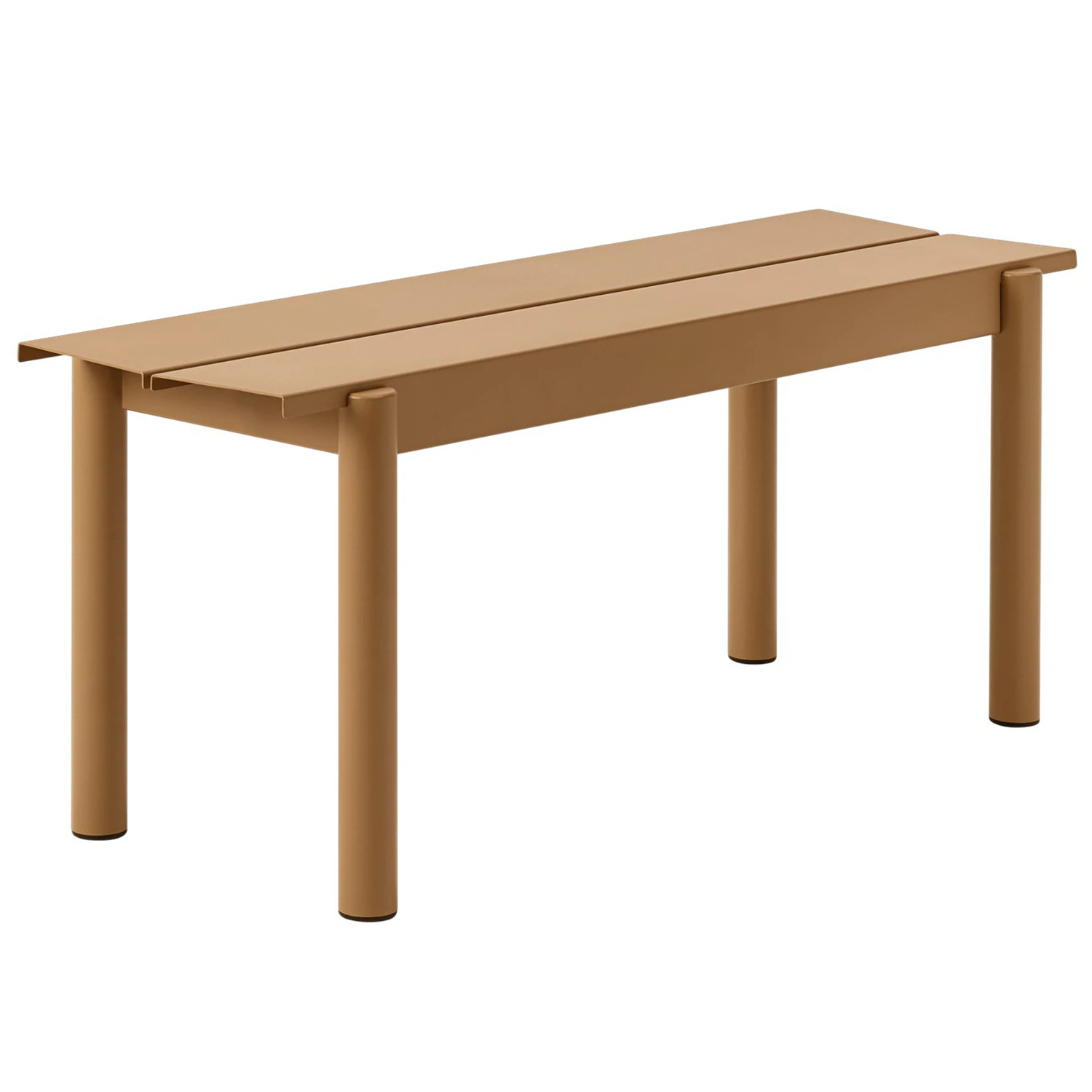 Muuto Linear B&auml;nk 110 Cm Burnt Orange - B&auml;nkar St&aring;l Burnt Orange - 31041