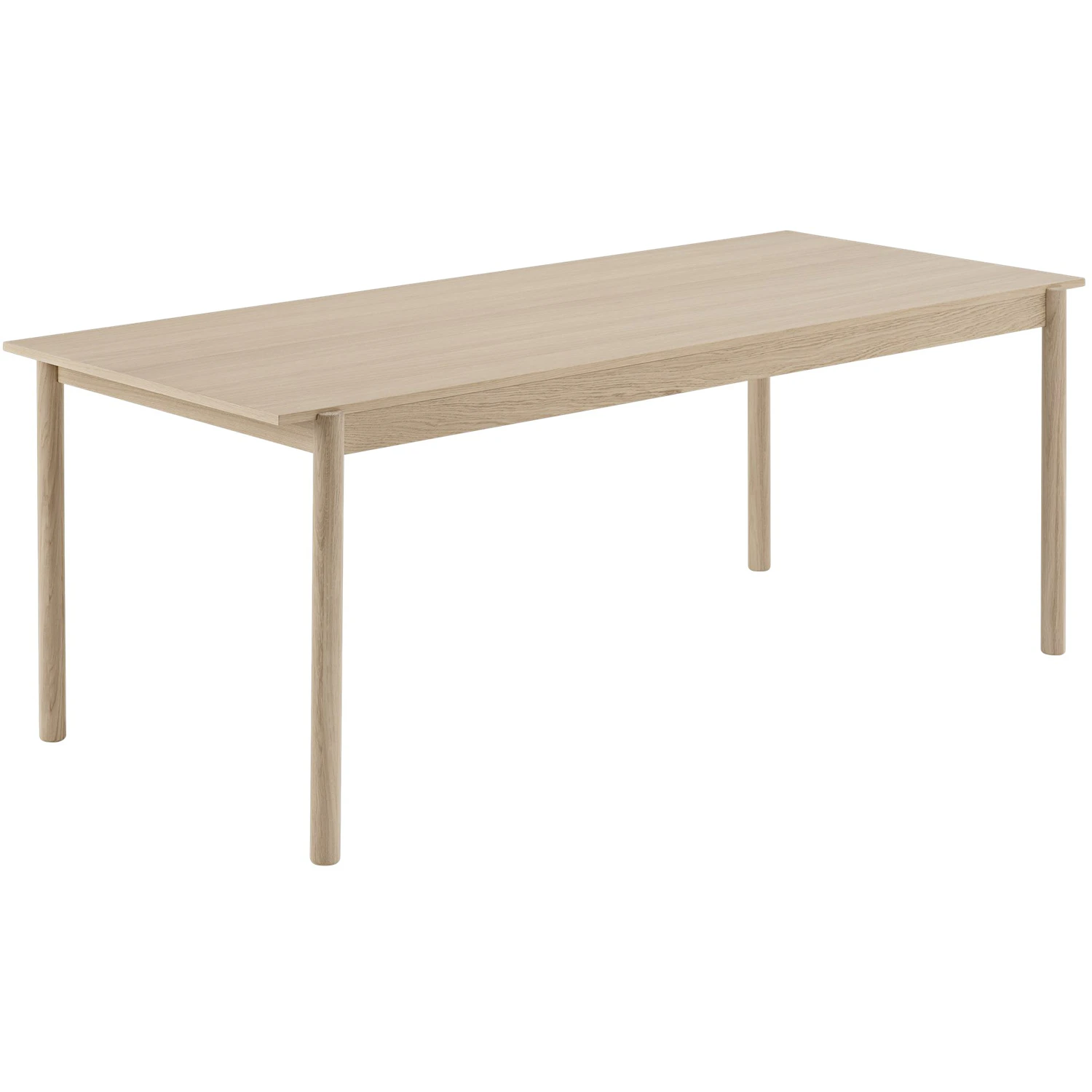 Muuto Linear Bord Tr&auml; 90x200 Cm - Matbord & Barbord fan&eacute;r Ek - 30917