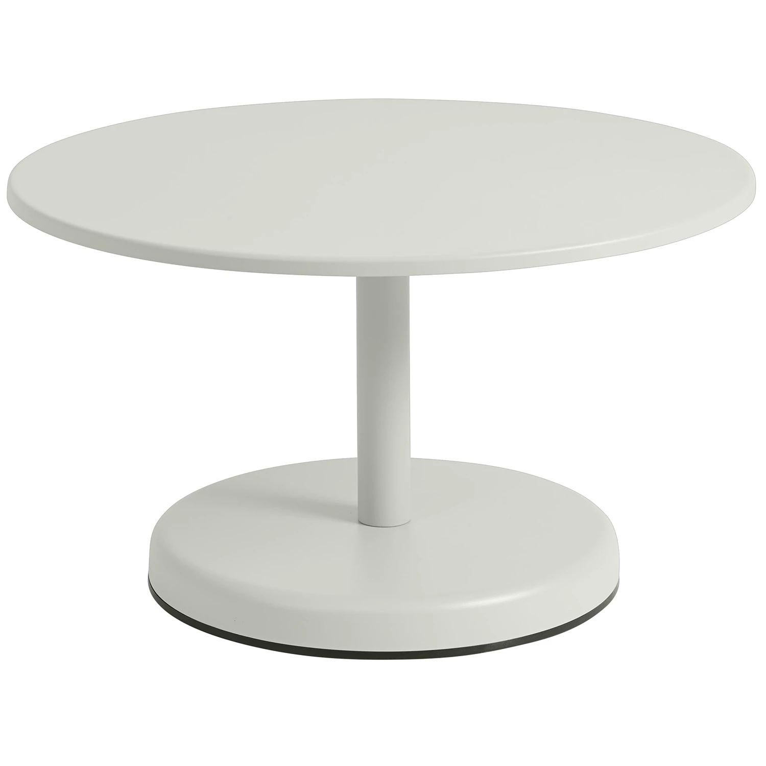 Muuto Linear Soffbord &Oslash;70x40 Cm Gr&aring; - Soffbord utomhus St&aring;l Gr&aring; - LSTCOT70A104