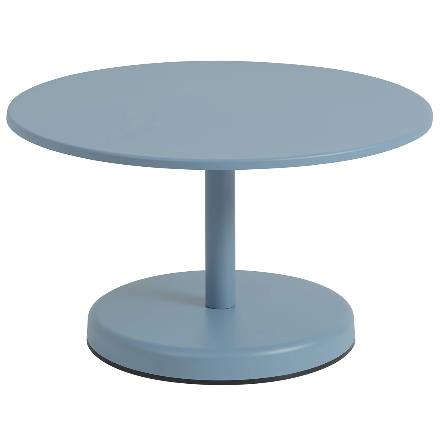 Muuto Linear Soffbord &Oslash;70x40 Cm Pale Blue - Soffbord utomhus St&aring;l Pale Blue - LSTCOT70A105