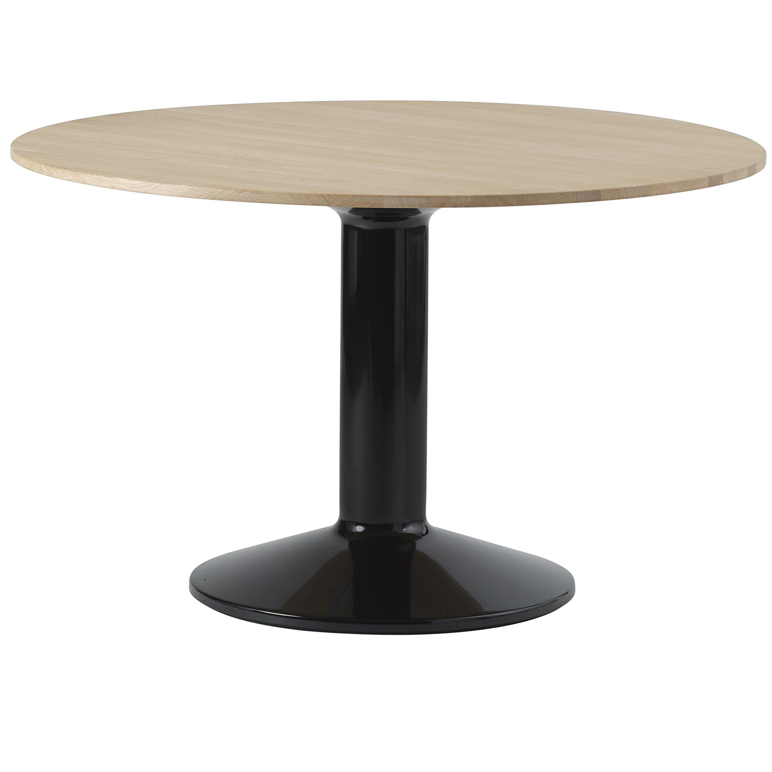 Muuto Midst Matbord &Oslash;120 Cm / Svart - Matbord & Barbord Oljad Ek Svart - MITAB120R0601