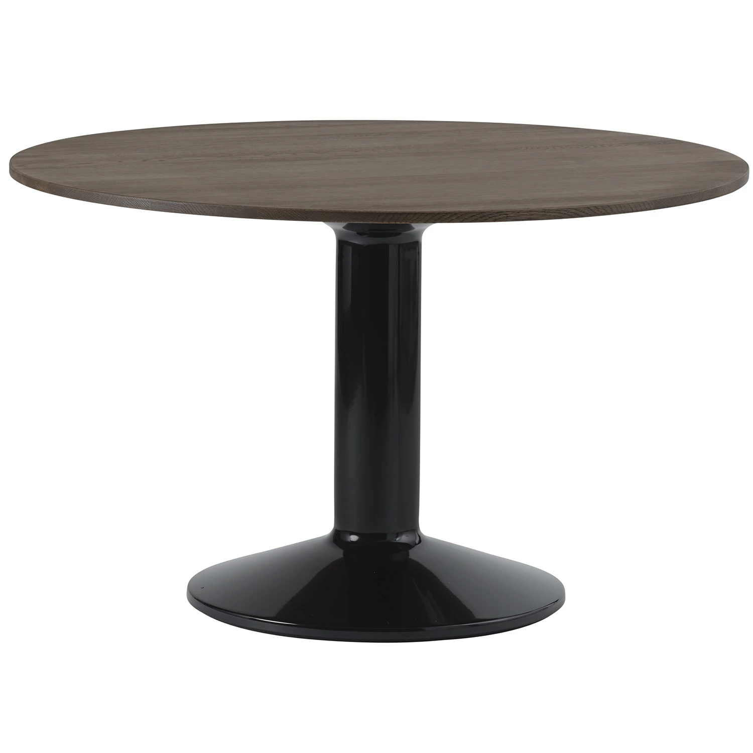 Muuto Midst Matbord &Oslash;160 Cm M&ouml;rkoljad / Svart - Matbord & Barbord Ek Svart - MITAB120R0501