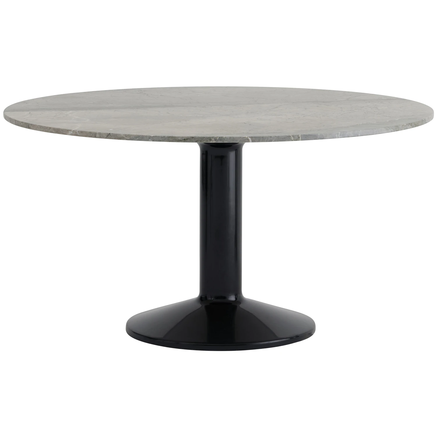 Muuto Midst Matbord &Oslash;140 Cm Gr&aring; / Svart - Matbord & Barbord Marmor Svart - MITAB140R0701