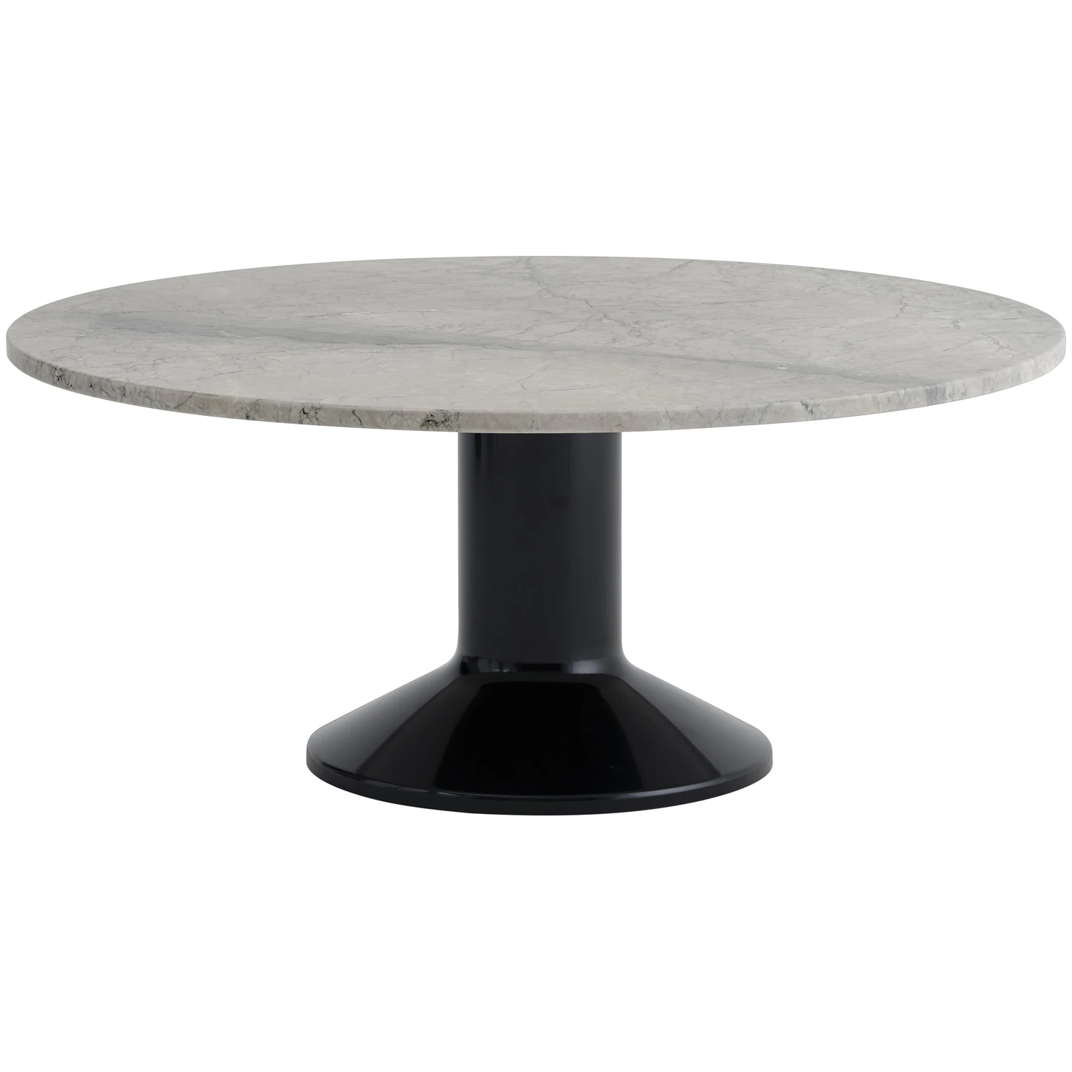 Muuto Midst Soffbord &Oslash;90 Cm Gr&aring; / Svart - Soffbord Marmor Svart - MICOT90R0701