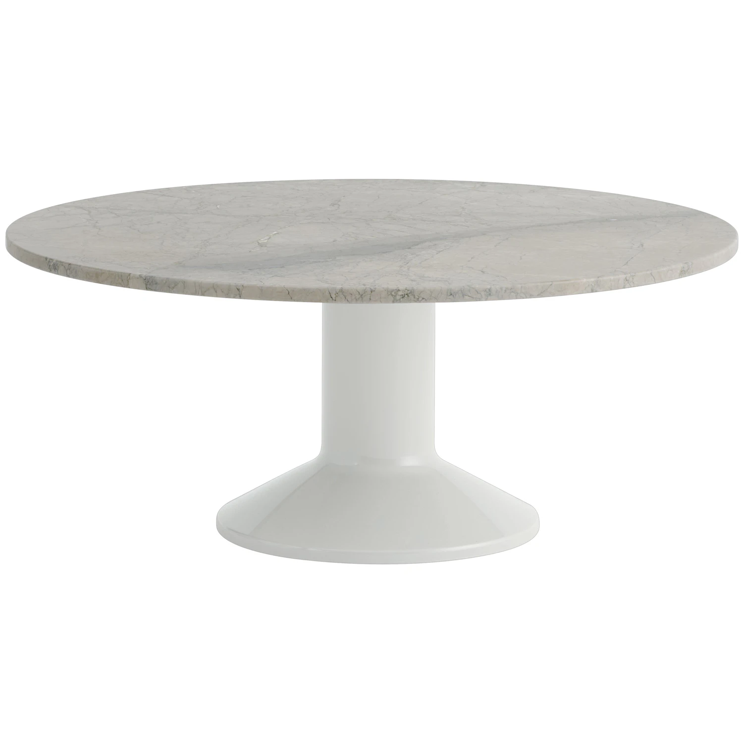 Muuto Midst Soffbord &Oslash;90 Cm Gr&aring; / Gr&aring; - Soffbord Marmor Gr&aring; - MICOT90R0703