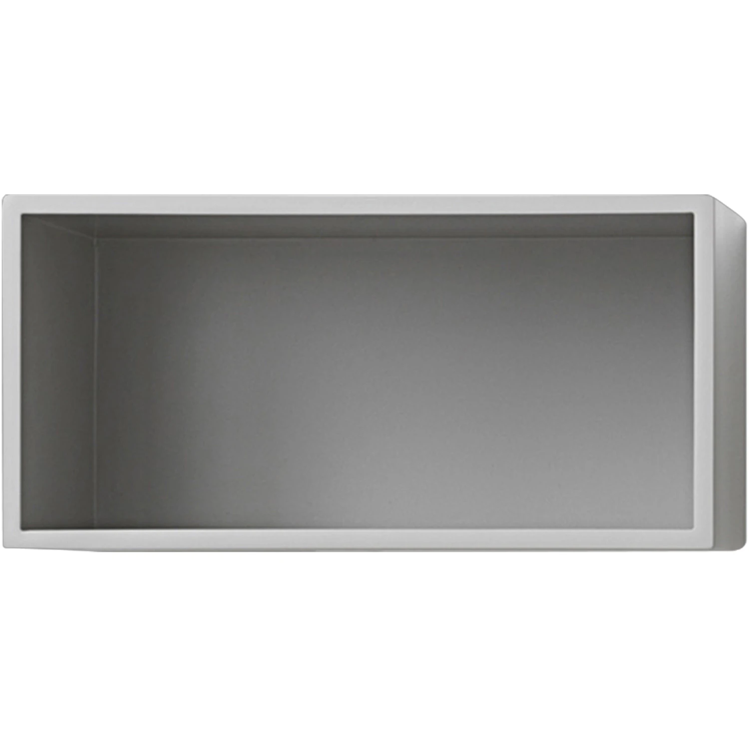 Muuto Mini Stacked Hylla S Ljusgr&aring; - S&auml;ngbord Pu-lackerad Mdf Ljusgr&aring; - MSTMBBSM02