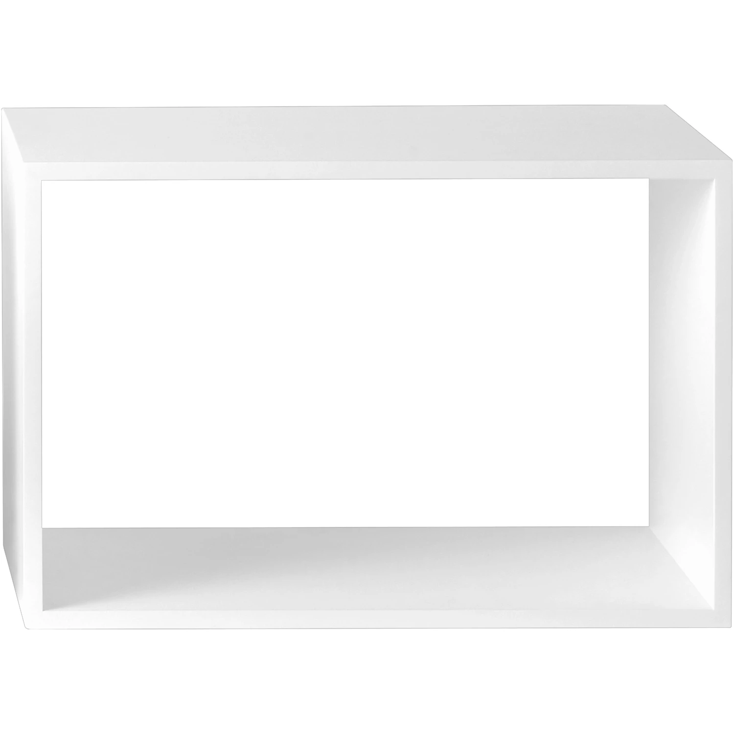 Muuto Stacked V&auml;gghylla L Vit - V&auml;gghyllor Pu-lackerad Mdf Vit - STMOPLR04