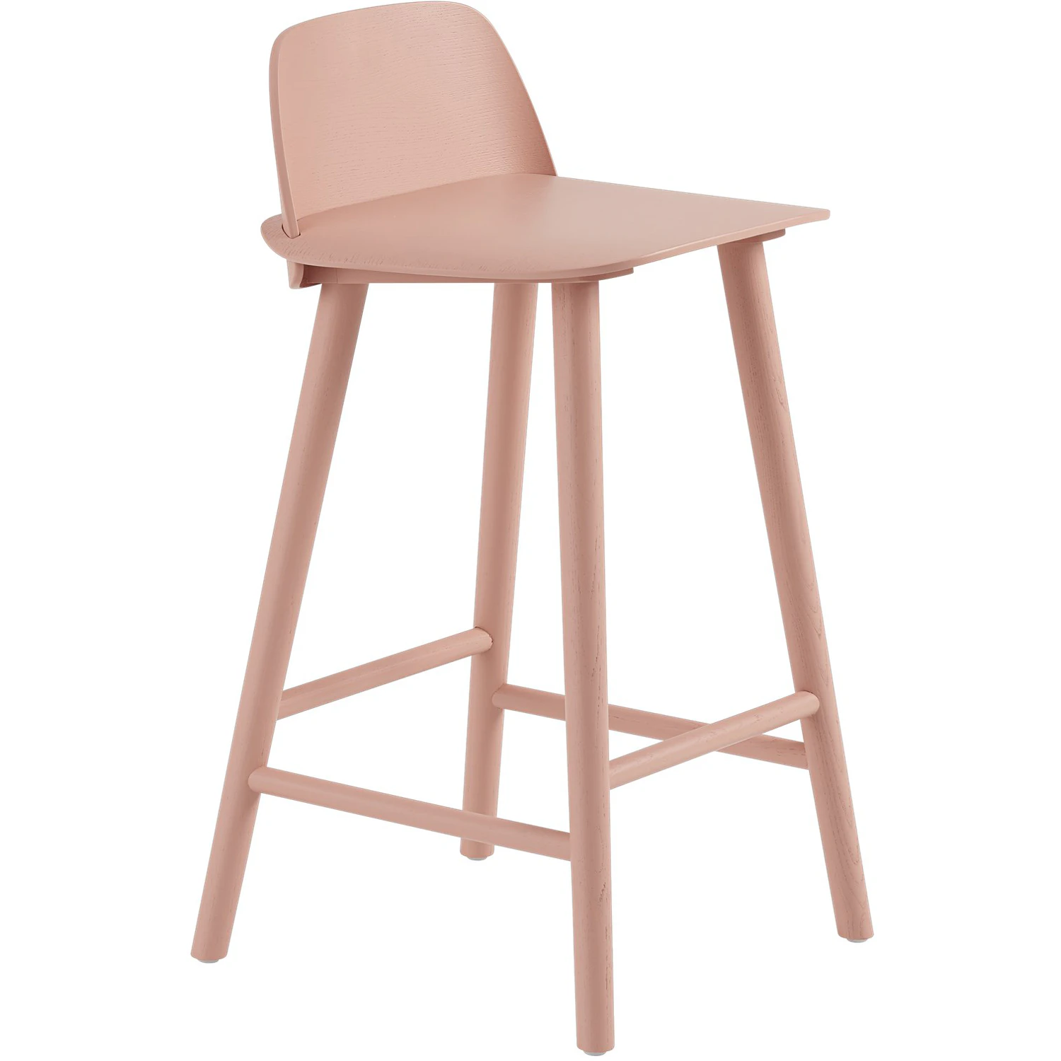 Muuto Nerd Barstol 65 Cm Tan Rose - Barstolar Askfan&eacute;r Tan Rose - NERCOU0611