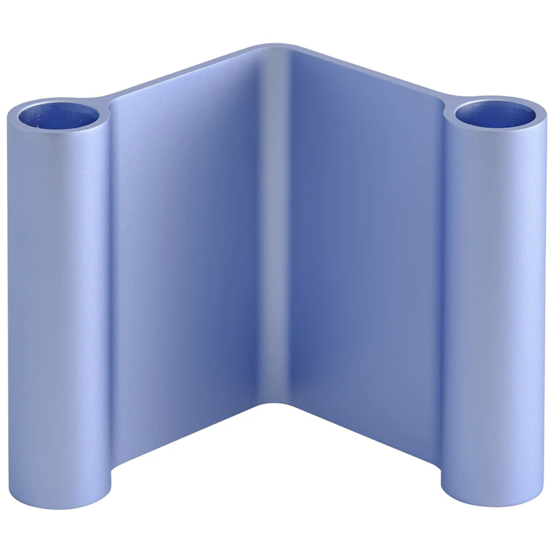 Pair Ljushållare 11 cm, Ljusblå