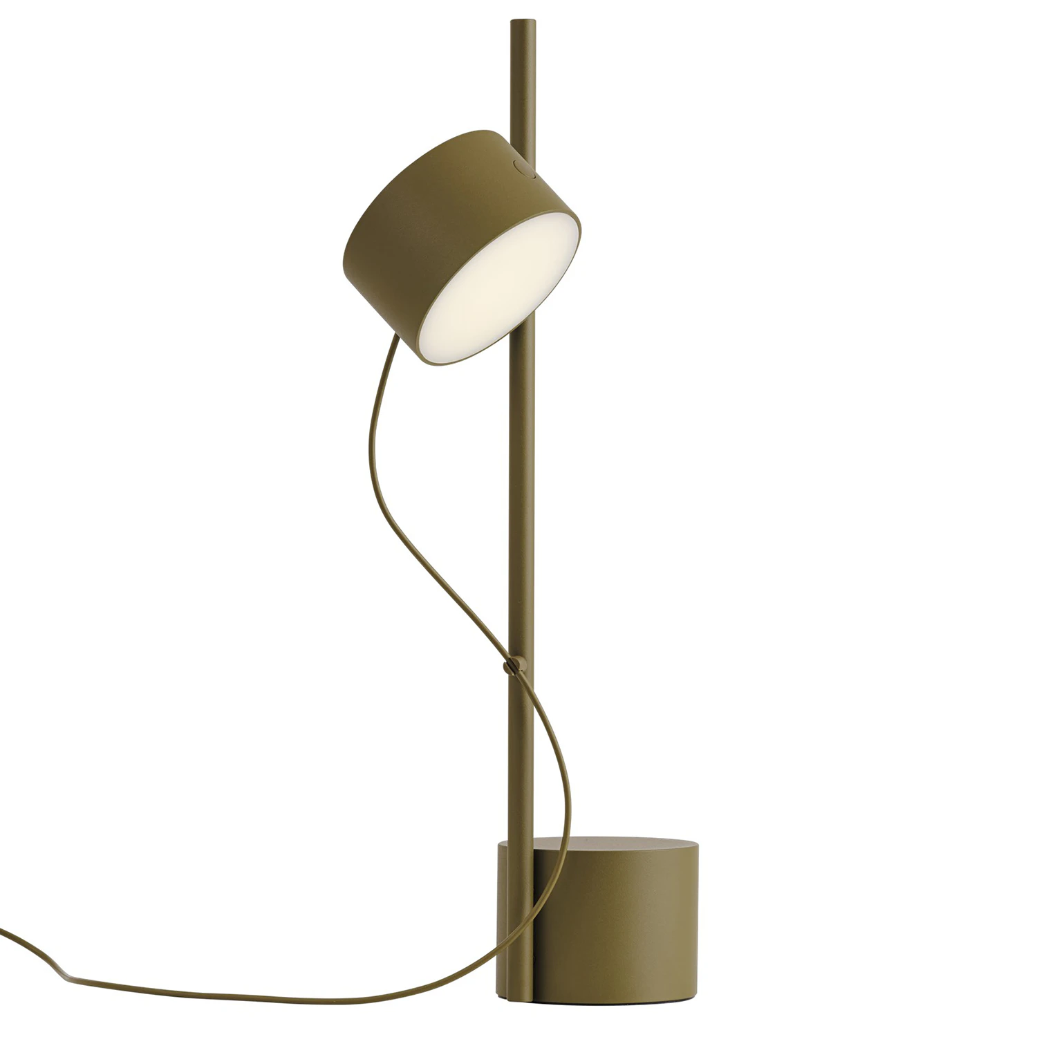 Muuto Post Bordslampa Brown Green - Bordslampor Pulverlackat St&aring;l Brungr&ouml;n - POSTBL02
