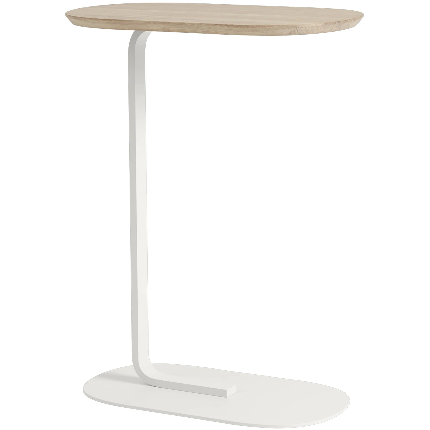 Muuto Relate Sidobord 73,5 Cm Massiv Ek / Off-white - Sidobord & Avlastningsbord Off-White - RLTSIT7307