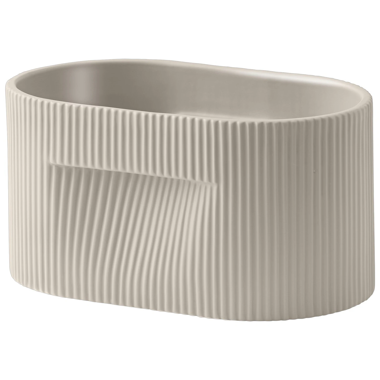 Muuto Ridge Kruka 13 Cm Beige - Krukor Lergods Beige - RIDPLA13A01