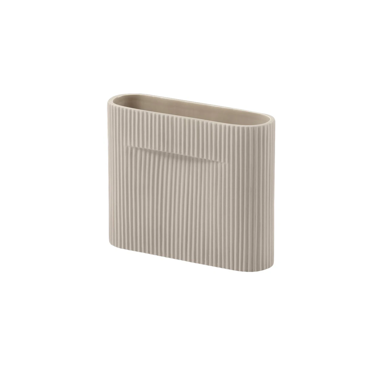Muuto Ridge Vas 16,5 Cm Beige - Vaser Lergods Beige - RIDVAS16A01