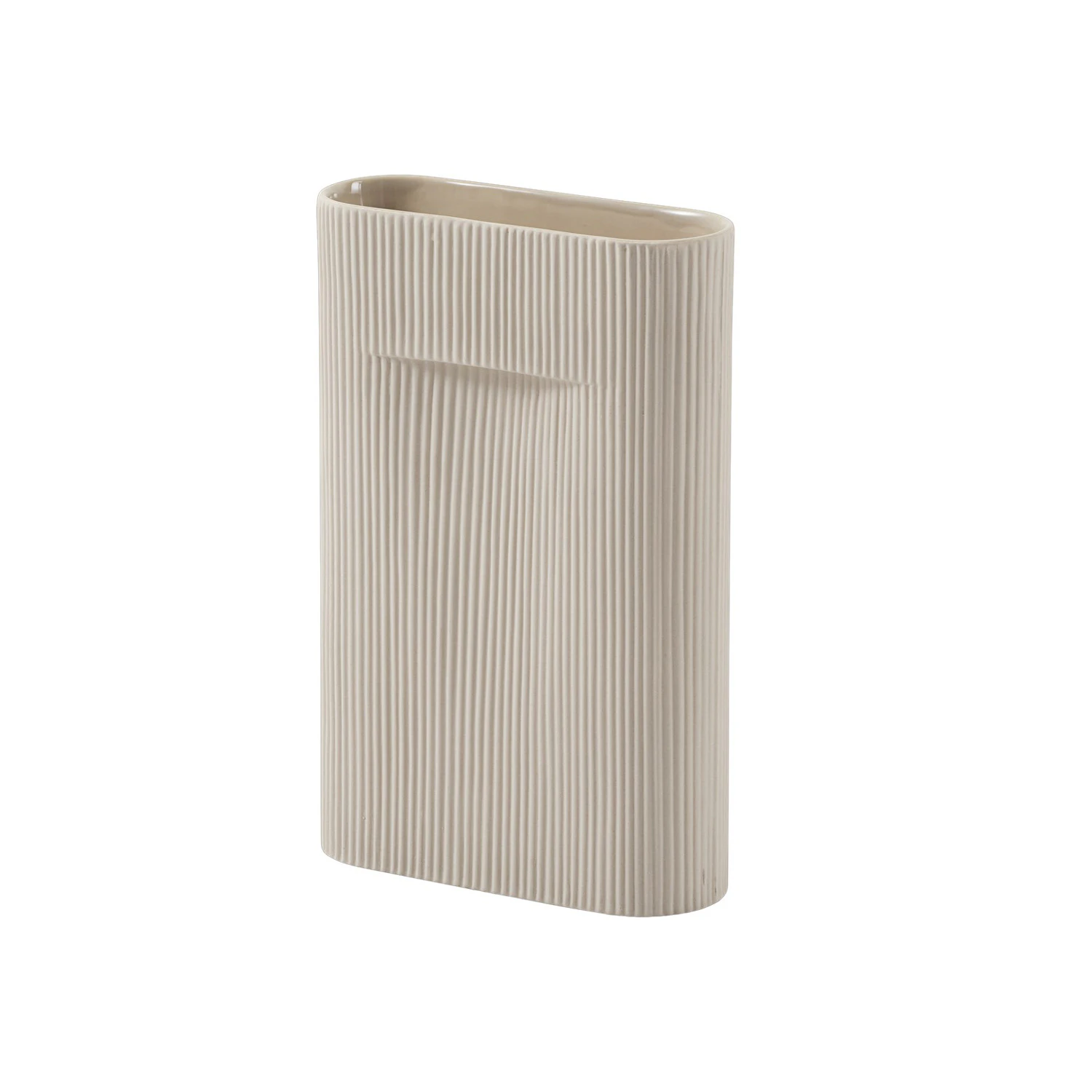 Muuto Ridge Vas 35 Cm Beige - Vaser Lergods Beige - RIDVAS35A01