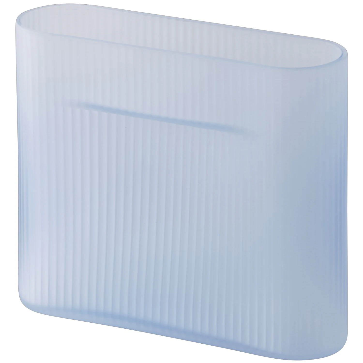 Muuto Ridge Vas 16,5 Cm Ljusbl&aring; - Vaser Frostat Glas Ljusbl&aring; - RIDVAS16A04