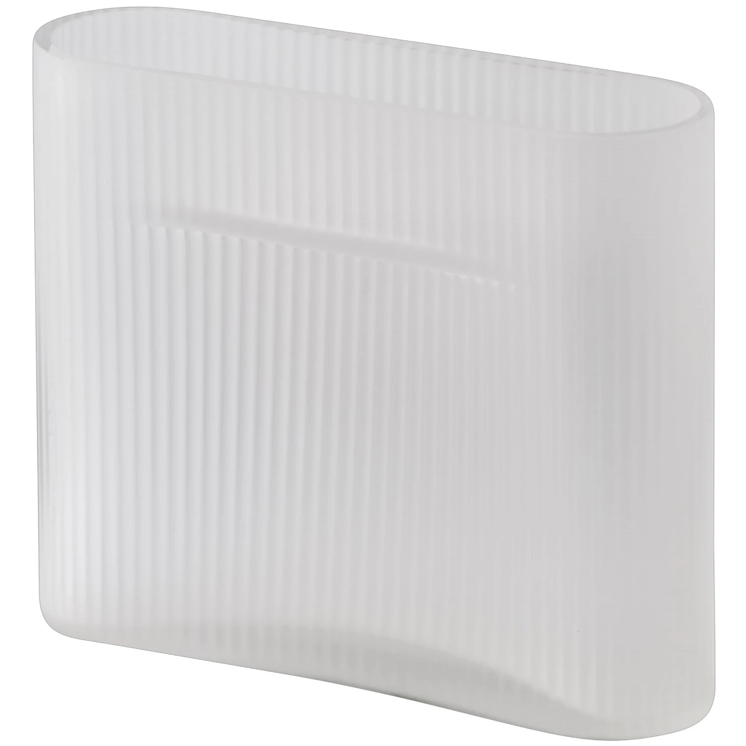 Muuto Ridge Vas 16,5 Cm Vit - Vaser Frostat Glas Vit - RIDVAS16A06