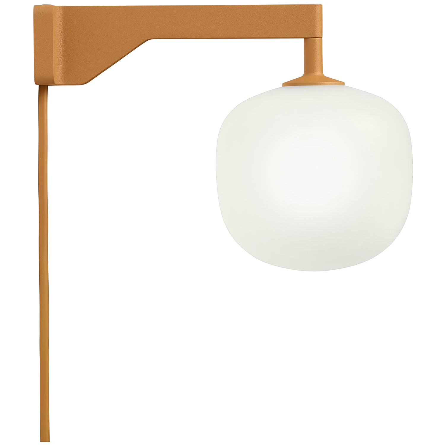 Muuto Rime V&auml;gglampa Orange - V&auml;gglampor Munbl&aring;st Glas Orange - RIMWAL02