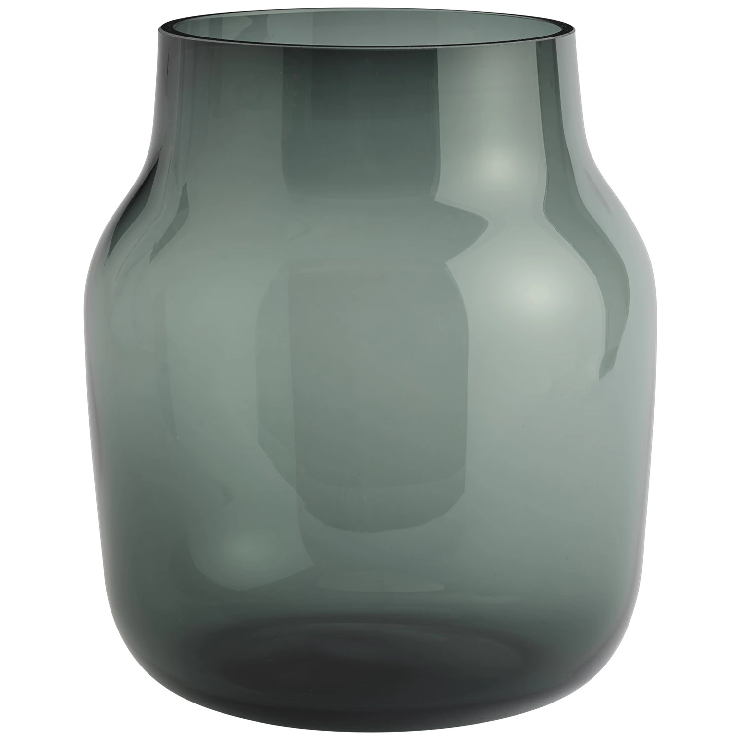 Muuto Silent Vas &Oslash;20 Cm M&ouml;rkgr&ouml;n - Vaser Glas M&ouml;rkgr&ouml;n - SILVAS20A03