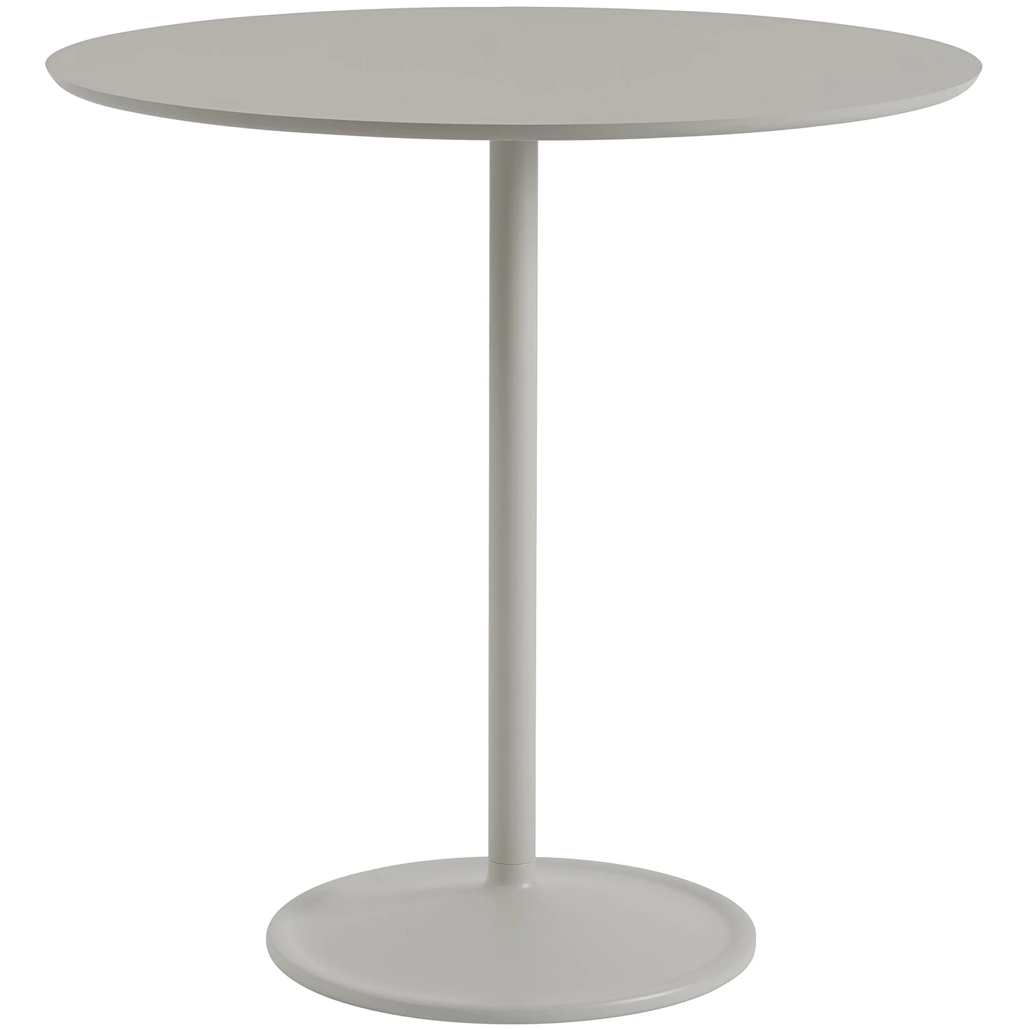 Muuto Soft Barbord &Oslash;95x95 Cm Gr&aring; - Matbord & Barbord Linoleum Gr&aring; - SOTAB95R20202