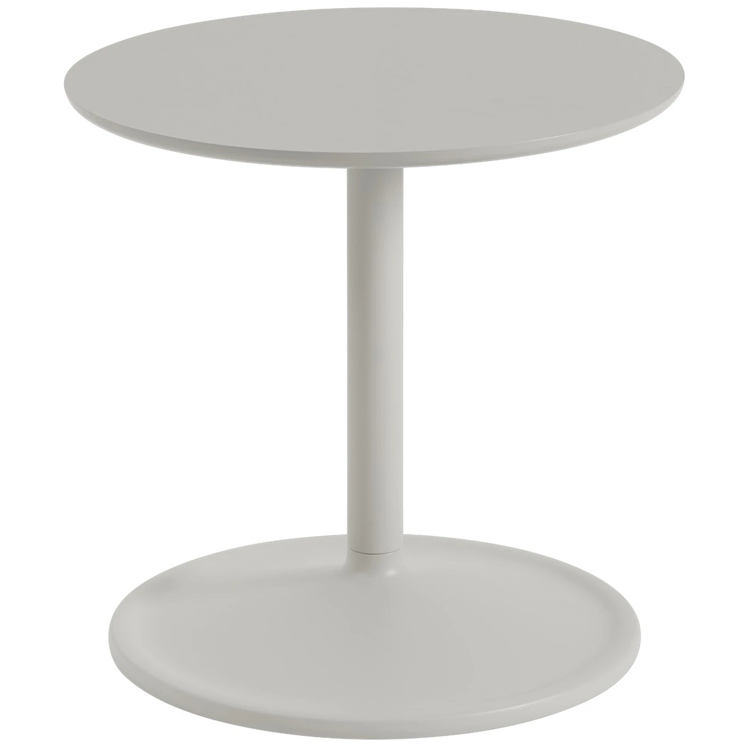 Muuto Soft Sidobord &Oslash;41x40 Cm Gr&aring; - Sidobord & Avlastningsbord Linoleum Gr&aring; - SOSIT41R10202