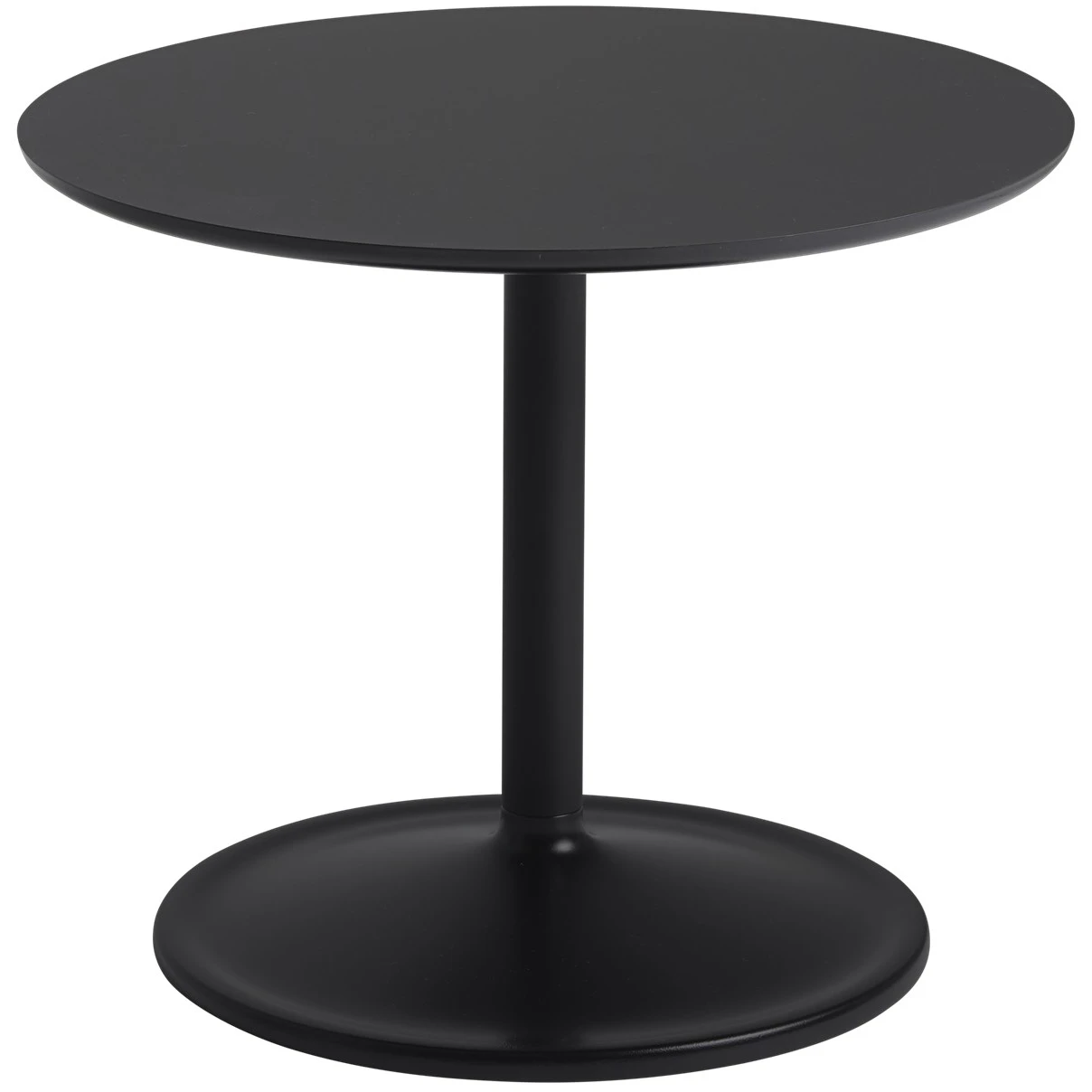 Muuto Soft Sidobord &Oslash;48x40 Cm Svart - Sidobord & Avlastningsbord Svart - SOSIT48R10101