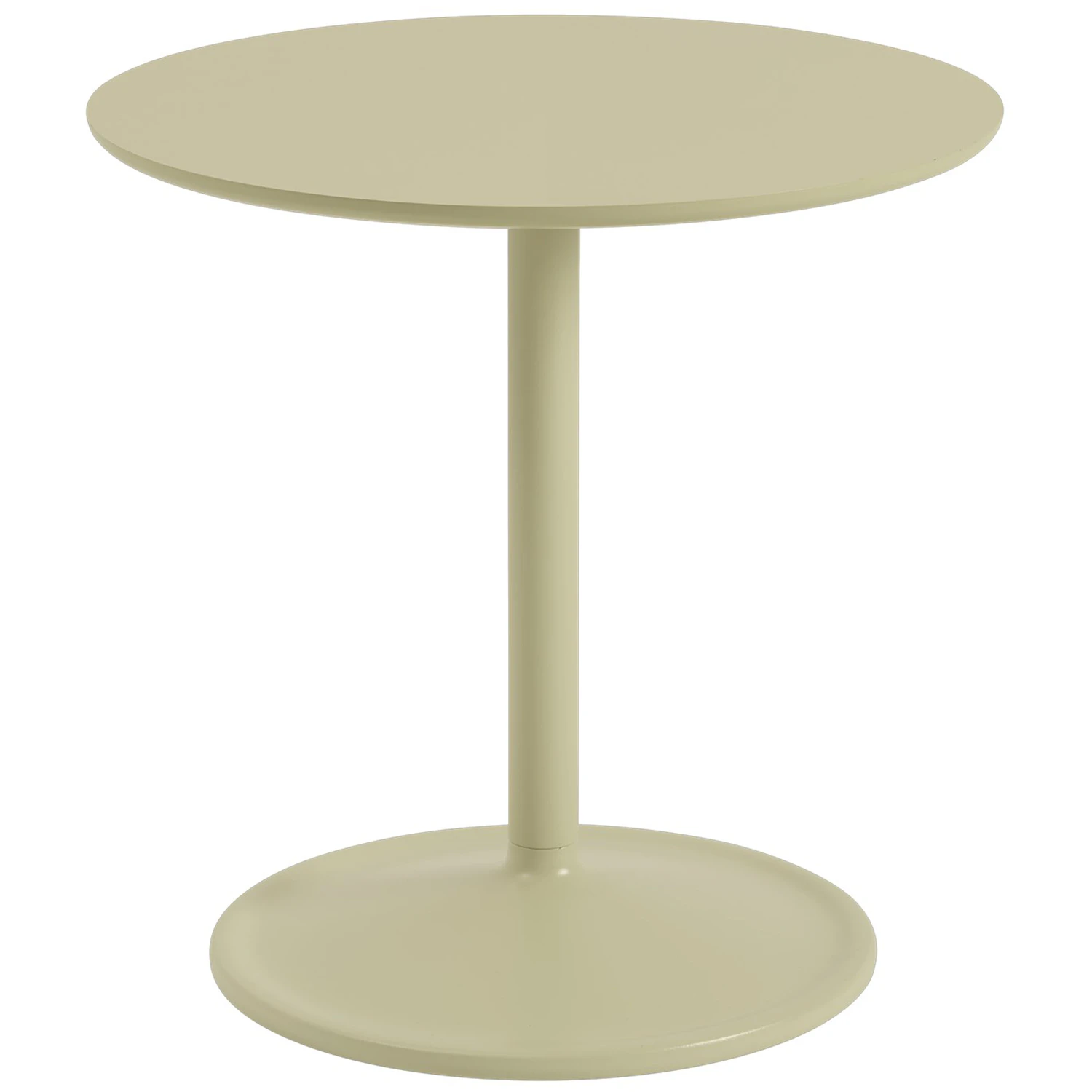 Muuto Soft Sidobord &Oslash;48x48 Cm Beige Green - Sidobord & Avlastningsbord Laminat Beige-Green - SOSIT48R20303