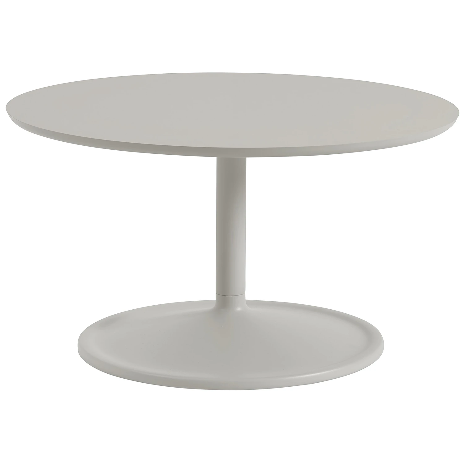 Muuto Soft Soffbord &Oslash;75 Cm Gr&aring; - Soffbord Linoleum Gr&aring; - SOCOT75R0202