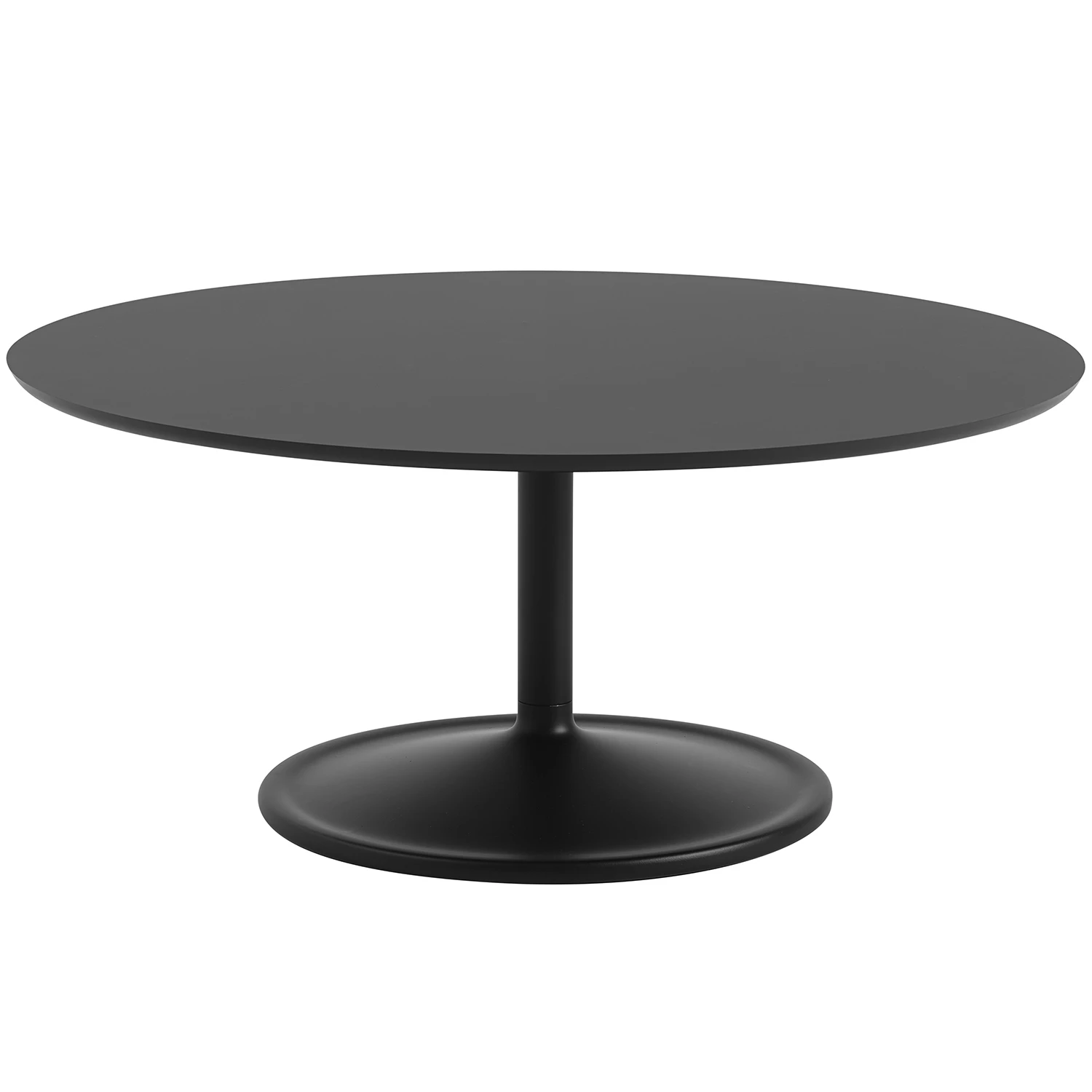 Muuto Soft Soffbord &Oslash;95 Cm Nanolaminat Svart - Soffbord Svart - SOCOT95R0101