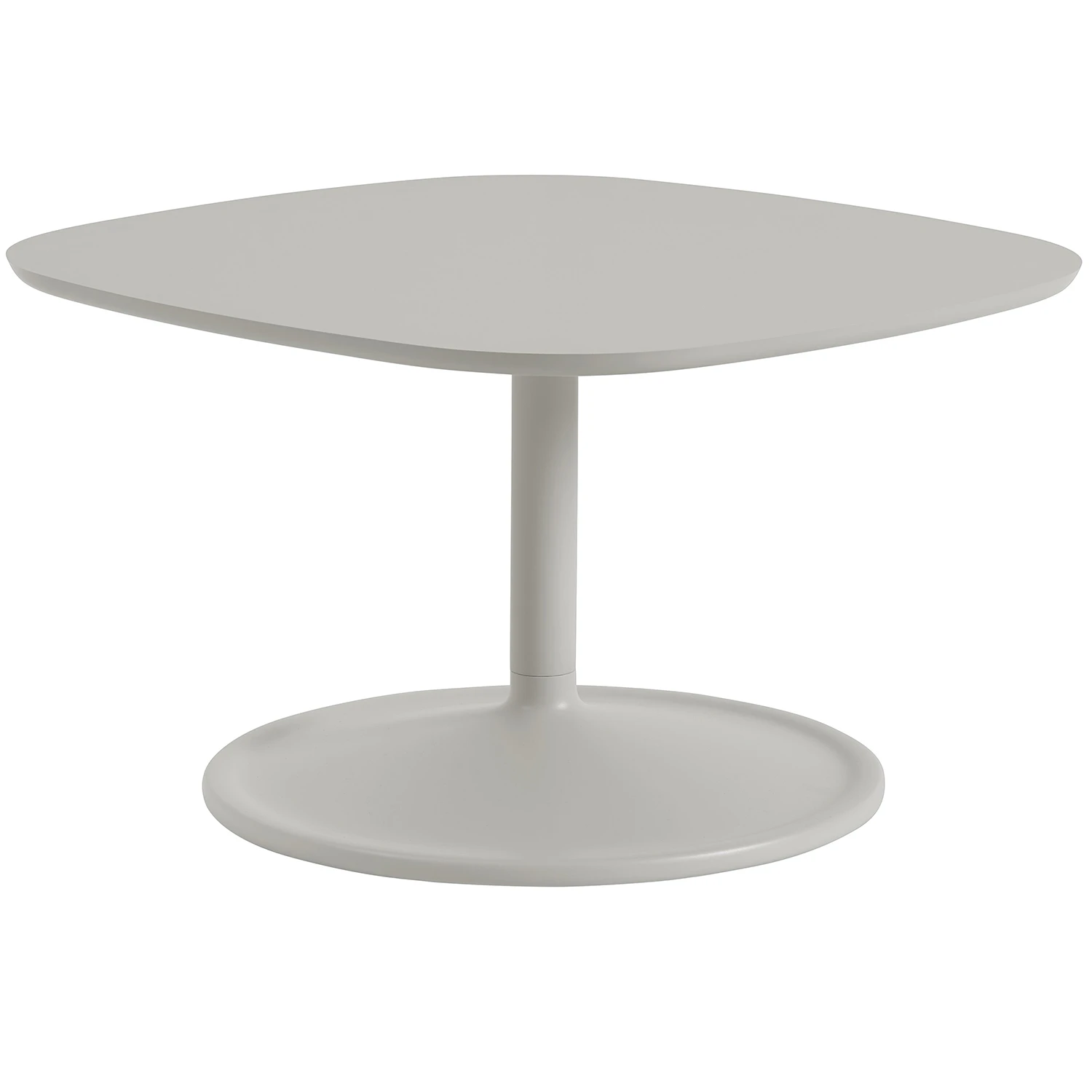 Muuto Soft Soffbord 70x70 Cm Gr&aring; - Soffbord Linoleum Gr&aring; - SOCOT70S0202