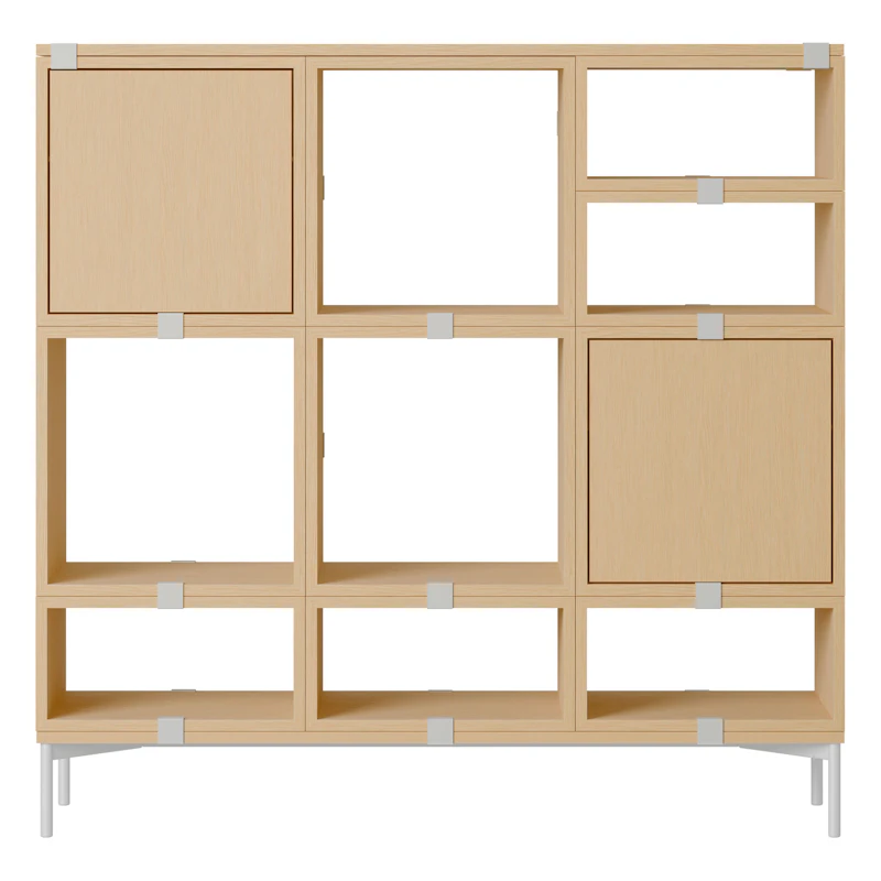 Stacked Configuration 3 Förvaring hylla, Ek