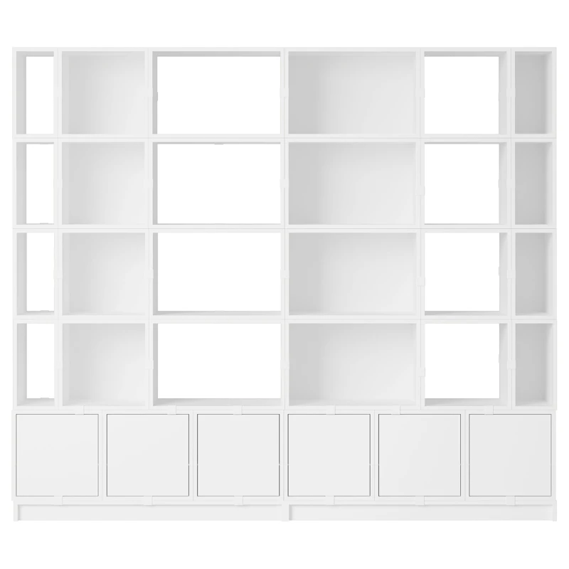 Stacked Configuration 1 Bokhylla, Vit