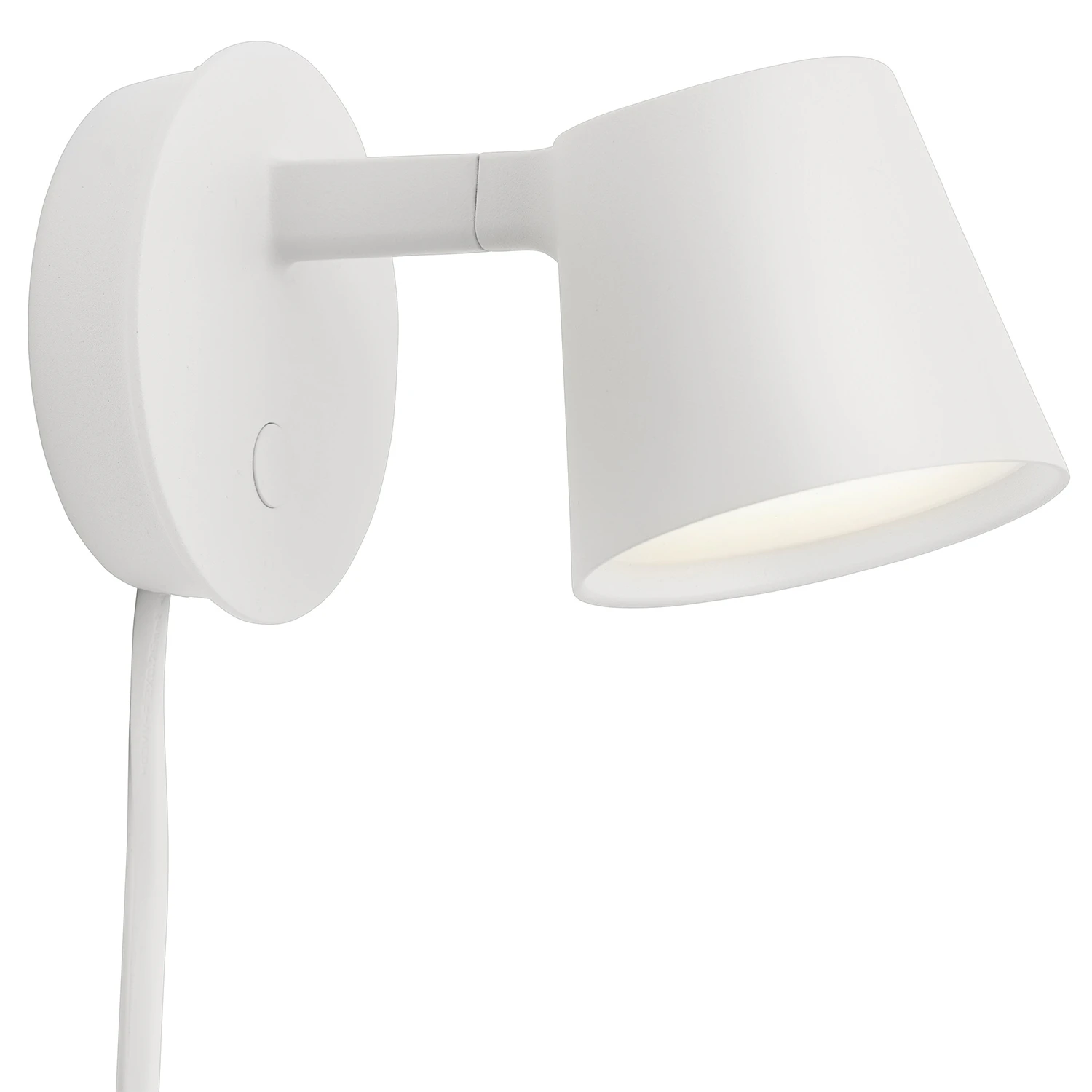 Muuto Tip V&auml;gglampa Vit - V&auml;gglampor Pulverlackerad Aluminium Vit - TIPWAL05