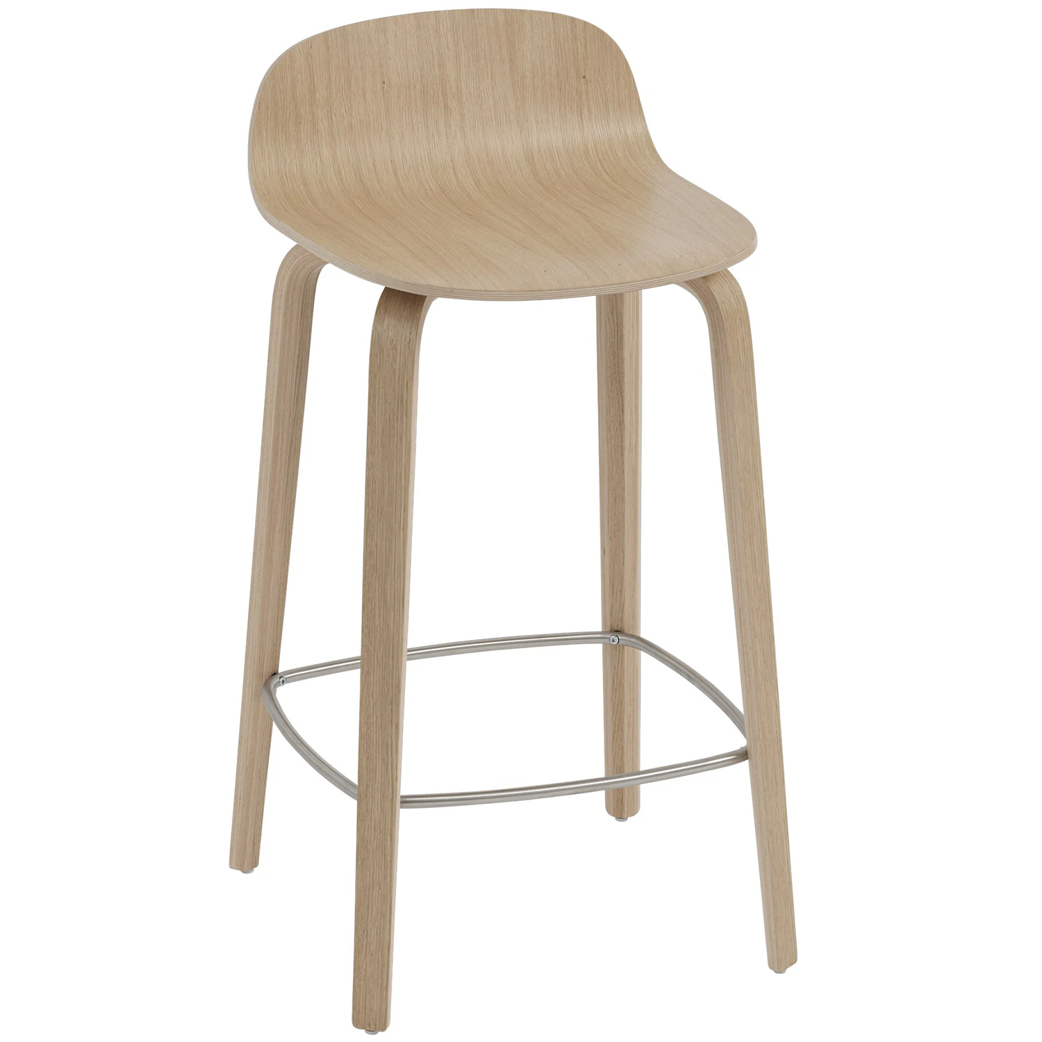Muuto Visu Barstol 65 Cm Ek - Barstolar fan&eacute;r Ek - VICOUN02021