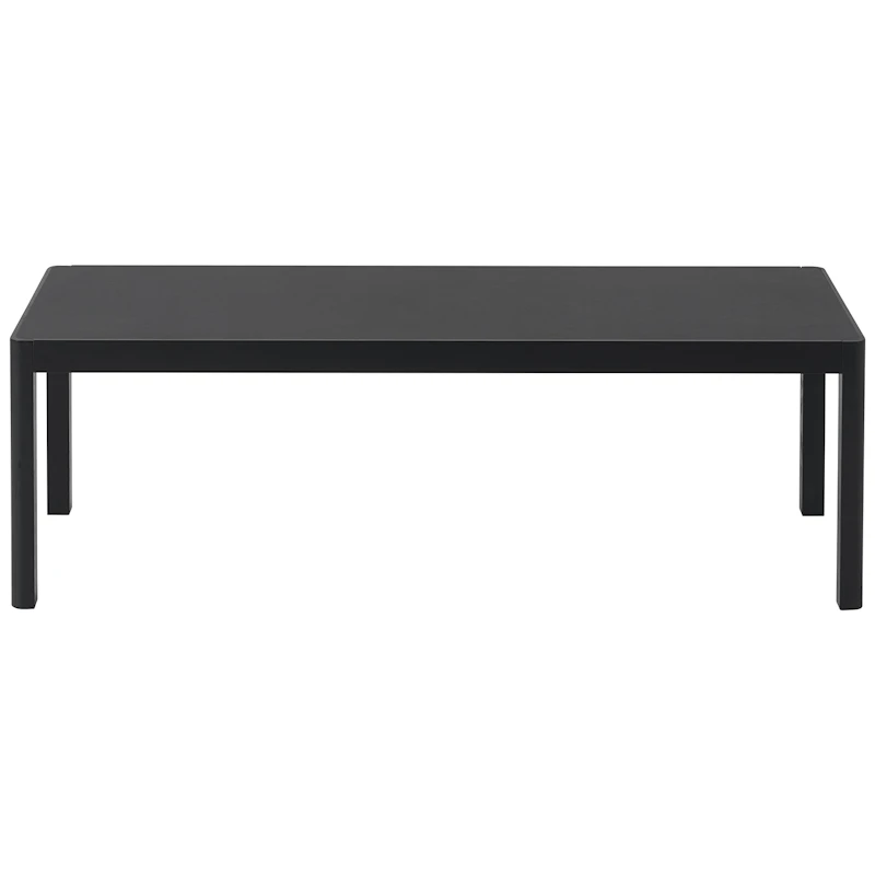 Workshop Soffbord 43x120 cm, Svart Linoleum