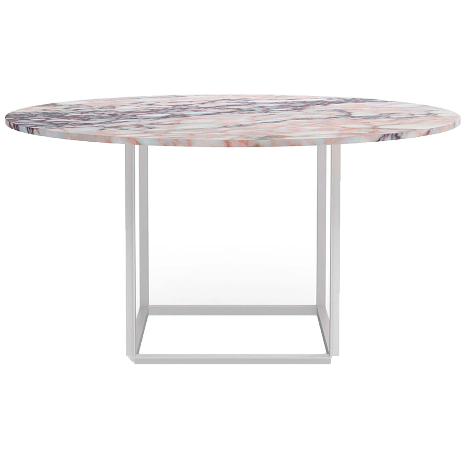 New Works Florence Matbord 145 Cm Vit Viola / Vit - Matbord & Barbord Marmor Vit - 40769+40733