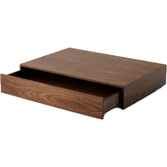 New Works Mass Coffee Table Wide w. Drawer - Soffbord sfan&eacute;r Valn&ouml;t - 40913