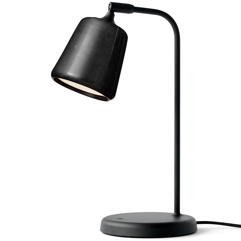 Material Bordslampa, Svart Marmor