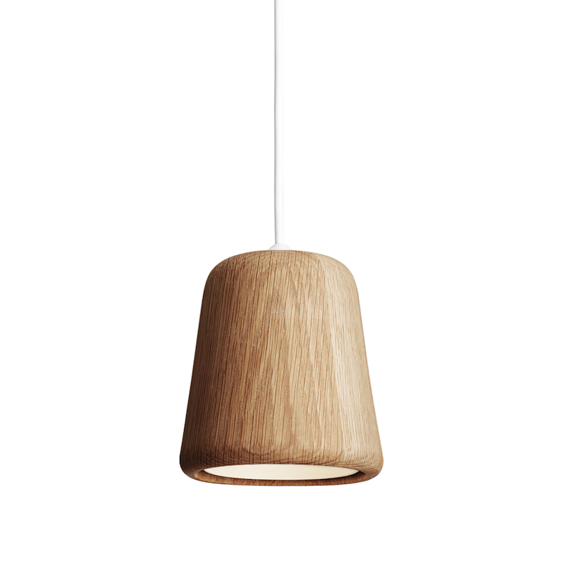 Material Pendellampa, Vit/Ek
