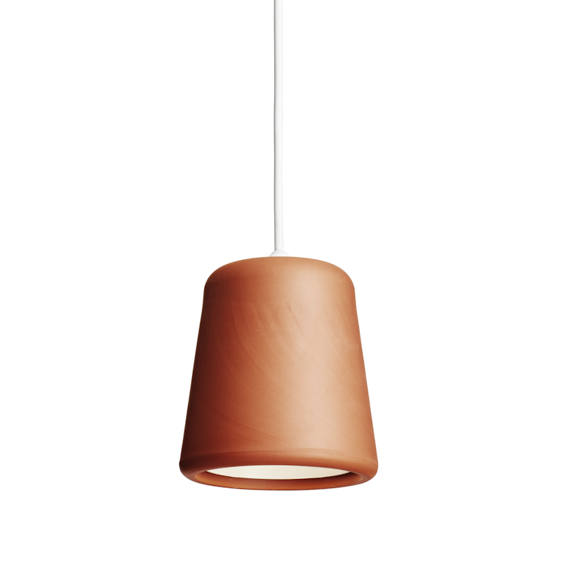 Material Pendellampa, Vit/Terrakotta