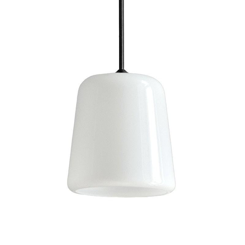 Material Pendellampa, The New Edition, Svart/Opalvit