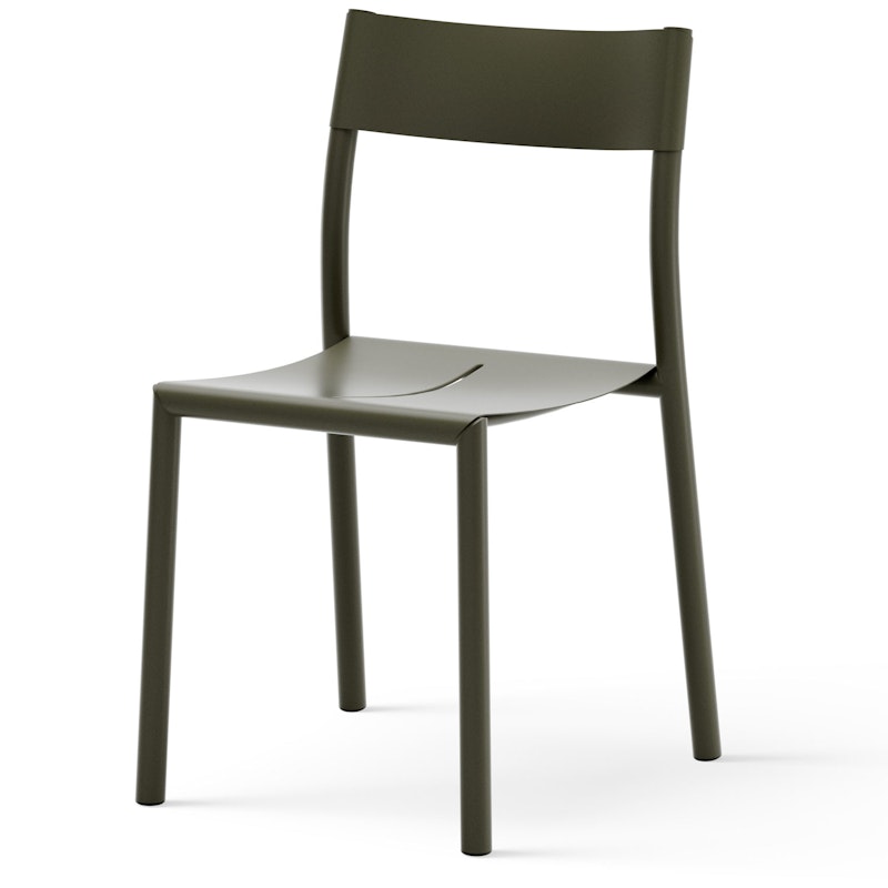 May Chair, Outdoor, Steel, Dark Green