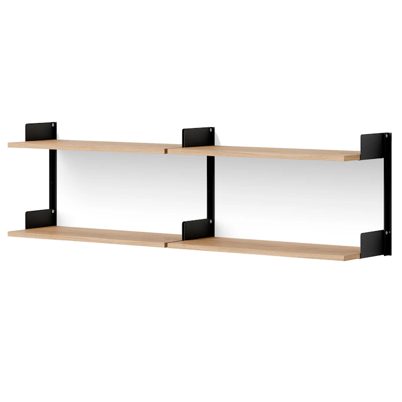 New Works Kammarhylla 450 mm, Ek / Svart